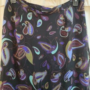 Jupe Crayon Dana Buchman Taille 6 - 100% Laine, Doublée, Taille Haute, Pour Le Bureau